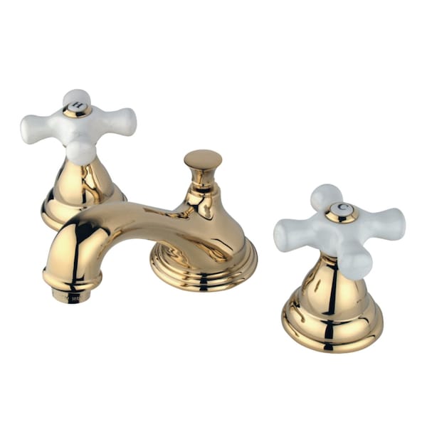 KS5562PX 8" Widespread Bathroom Faucet, Polished Brass